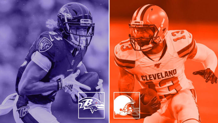 Cleveland browns vs Baltimore ravens match player stats